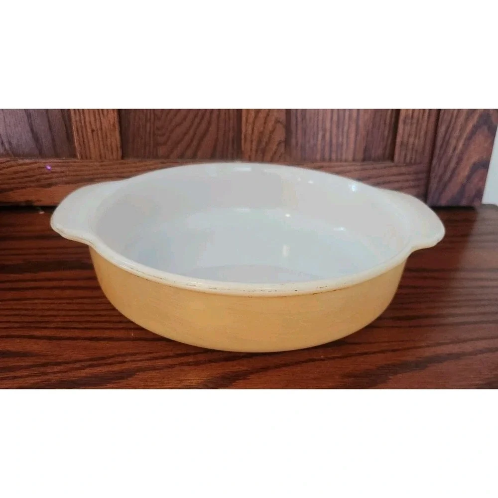 Vintage Peach Luster Fire King Anchor Hocking Baking Dish‎